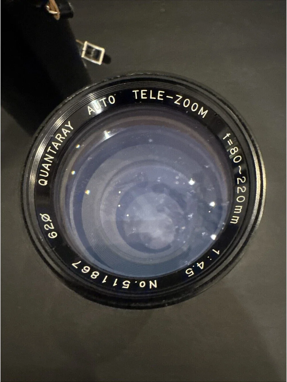 Vintage Quantaray Pro Auto Tele-Zoom f=80 220mm 1:4.5 62mm Camera Lens #511867